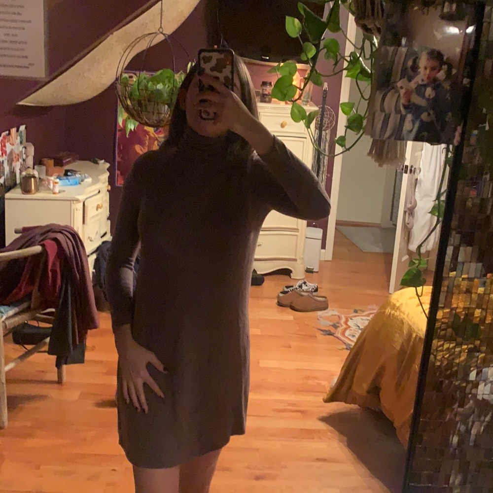 Turtle neck dress